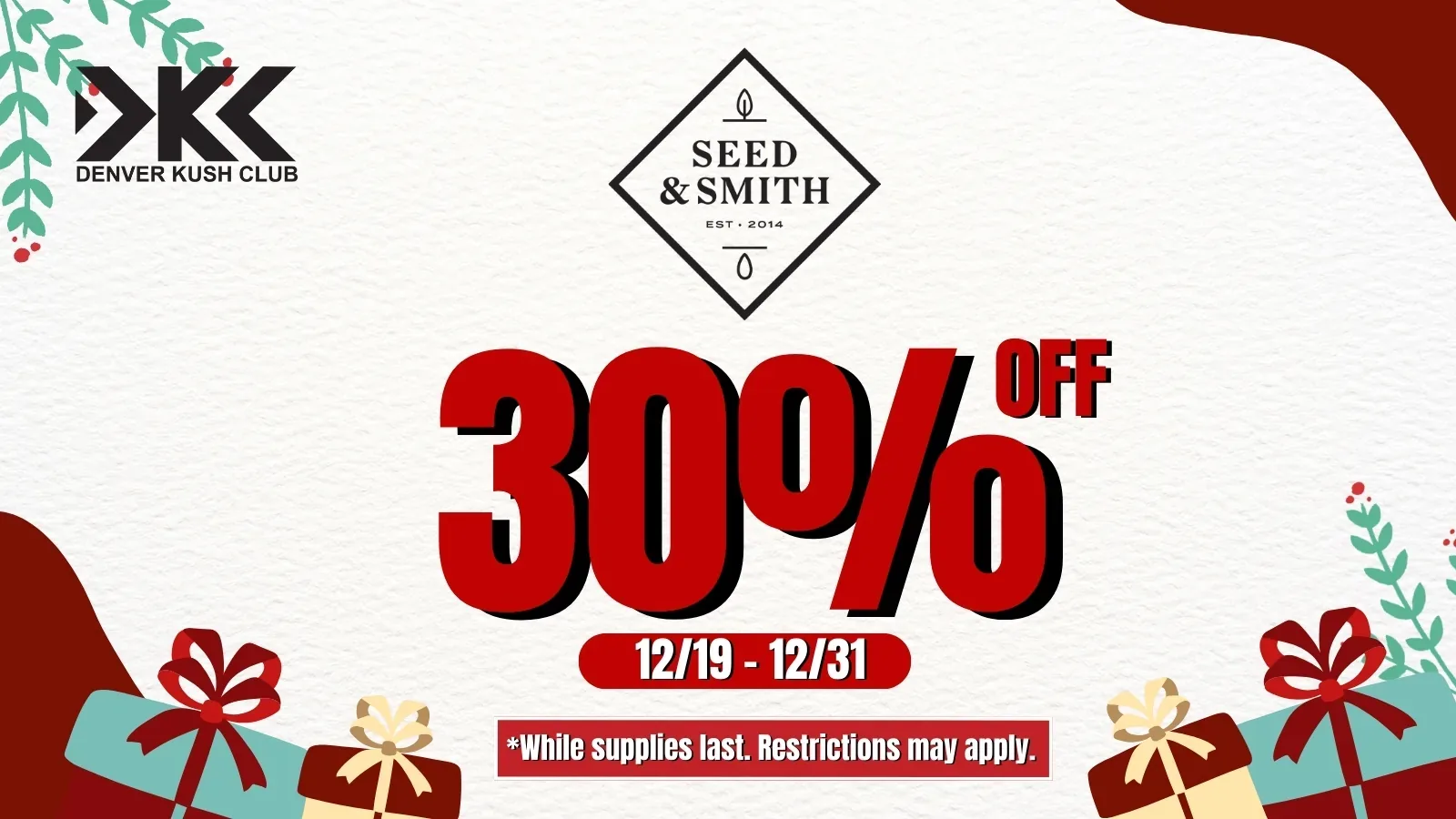 Seed & Smith deal card