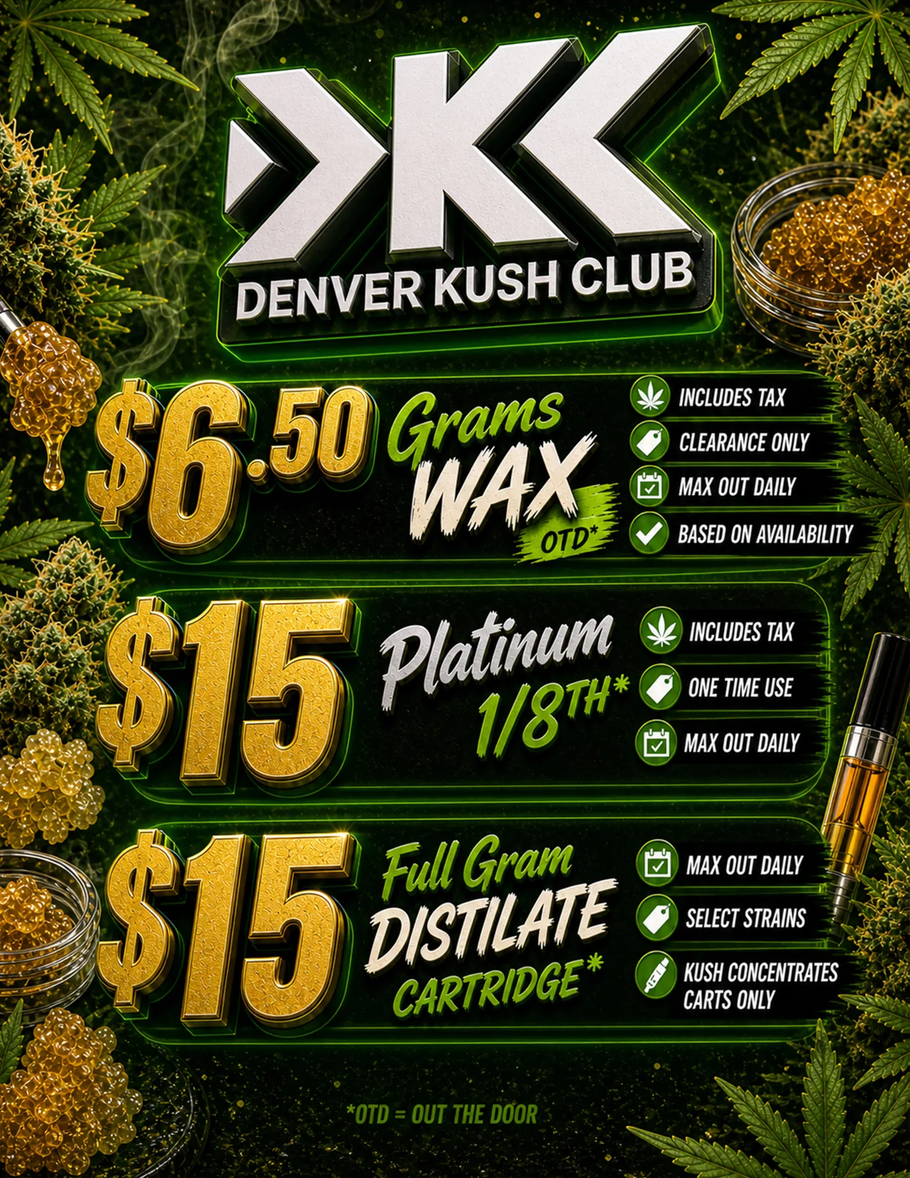 Recreational specials